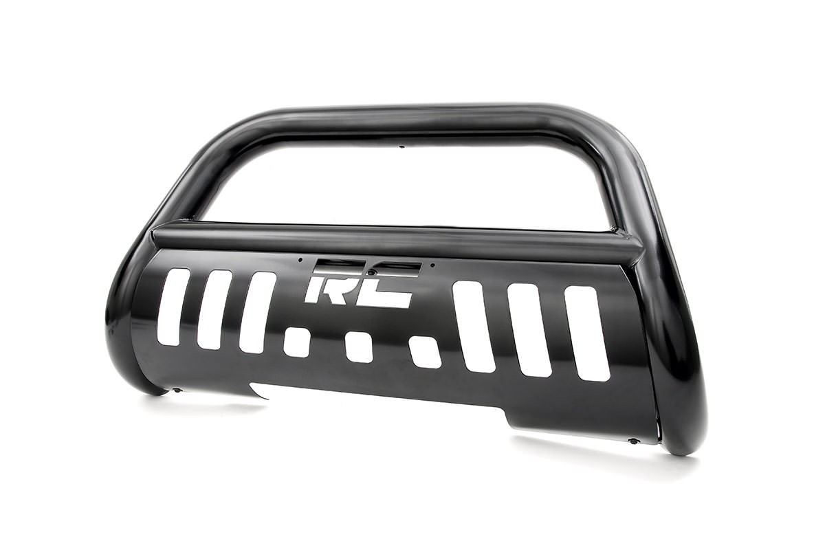 Ram 1500 Classic Bull Bar - Front - Rough Country - 3-inch Diameter Tube - Black - '10-'18